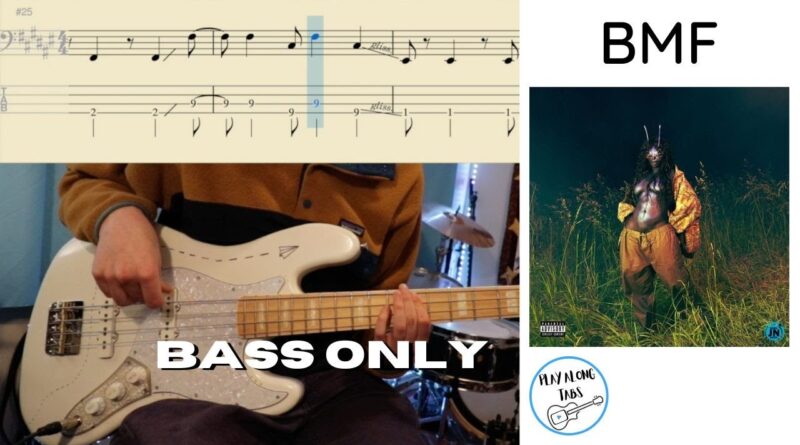 SZA: BMF - Bass Cover with Bass Tabs (Bass Only)