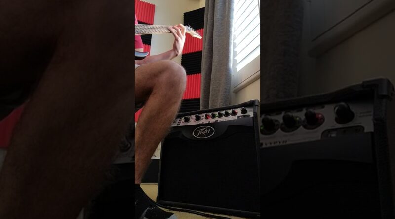 Surprisingly tight metal tones from Peavey Vypyr practice amp #shorts #guitar #metal #ibanez #peavey