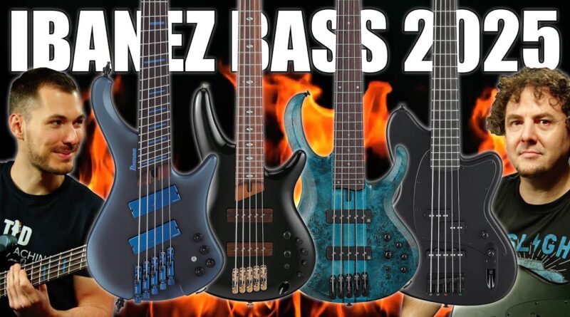 The best new 2025 Ibanez basses: Multi-scale fanned fret, Talman 5-string + more with Tommy Lee Depp