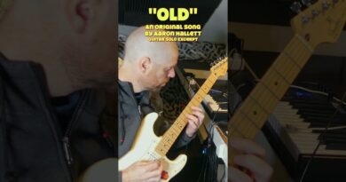 Tracking a Guitar Solo for my Original Song "Old" #old #guitar #guitarsolo #music