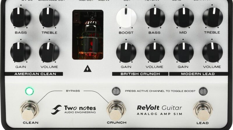 Two Notes ReVolt All-analog Guitar Amp Simulator Pedal (5-pack) Bundle