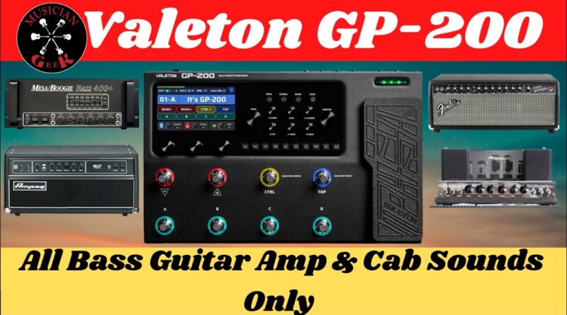 Unveiling the Hidden Sounds of the Valeton GP 200 Bass Guitar Amp & Cab