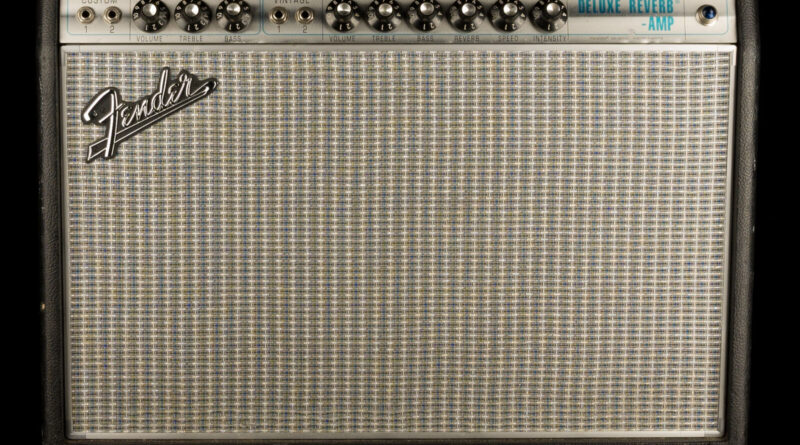 Used Fender ’68 Custom Deluxe Reverb Guitar Amp Combo With Footswitch