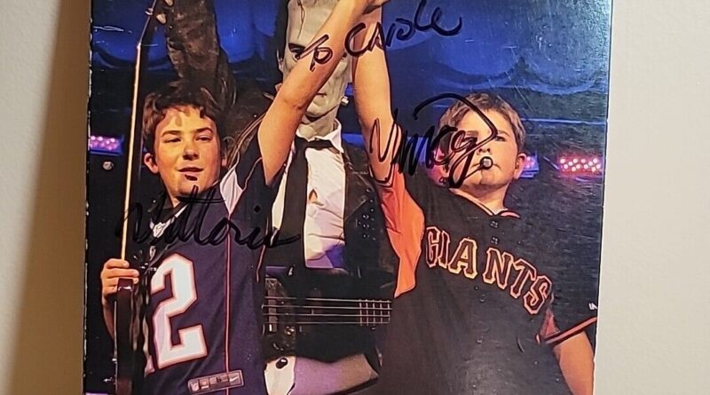 Vittorio & Vincenzo Live - Concert 3 (DVD) 10 Year Olds Rock Band AUTOGRAPHED