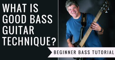 What Is Good Bass Guitar Technique?  Beginner Bass Guitar Tutorial