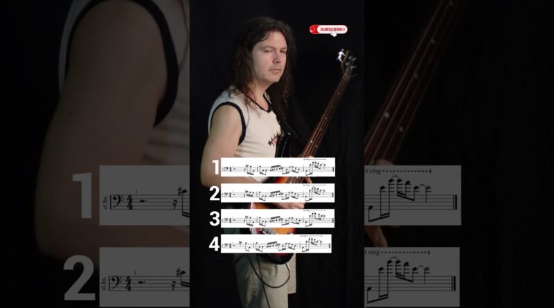 Which Sheet Music Matches? – Fretless Bass Quiz #bassquiz #musicquiz