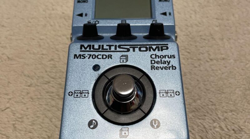 Zoom MS-70CDR Multi Stomp Guitar Bass Effects Pedal Modded SPI