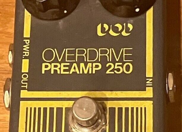 1977 DOD Digitech 250 Overdrive Preamp Original Gray Rare Vintage Guitar Pedal