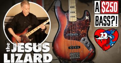 A $250 Jazz Bass Goes on Tour? David Wm. Sims' Bass is On All Jesus Lizard Album—His Live Rig is $1K