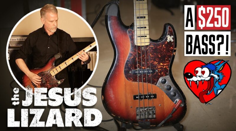 A $250 Jazz Bass Goes on Tour? David Wm. Sims' Bass is On All Jesus Lizard Album—His Live Rig is $1K