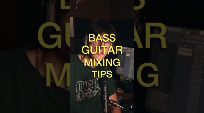 Bass guitar mixing tips #producertips #bass #guitar #mixing #mixingtips #audioengineering #producer