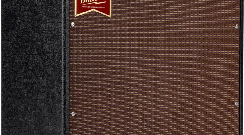 Benson Amps Oversized 1 x 12-inch Guitar Cabinet - Black Tolex/Oxblood Grille