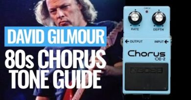 David Gilmour's 80s tones with the Boss CE-2!