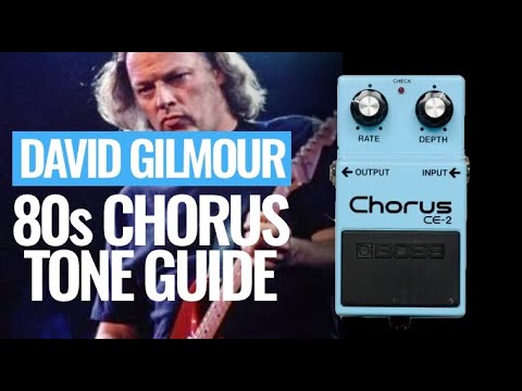 David Gilmour's 80s tones with the Boss CE-2!