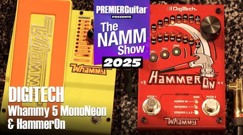 DigiTech Whammy 5 MonoNeon Signature & HammerOn Demos | NAMM 2025