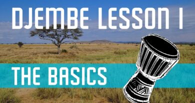 Djembe Lesson 1 - Bass and Slap Tone