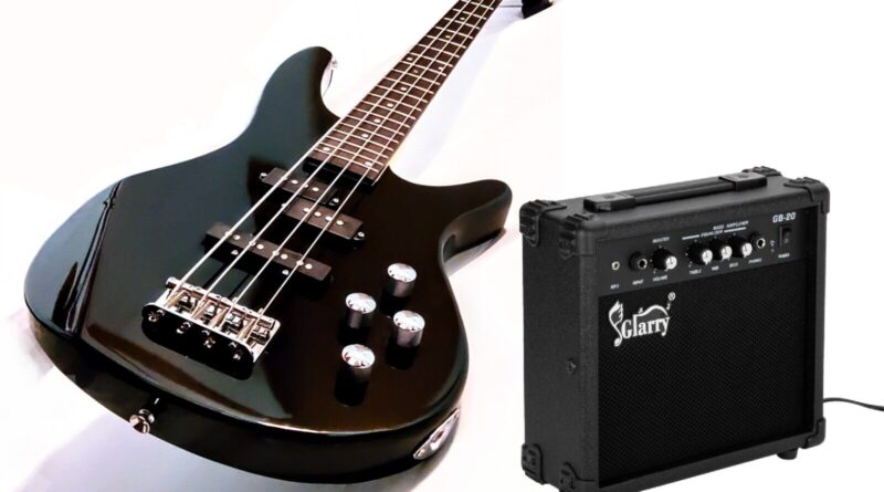 ????FAST SHIPPING!????+AMP! I Style Electric Bass Guitar +P & Jazz Style Pups +More!