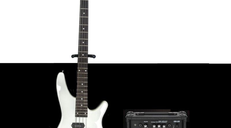 ????FREE SHIPPING!????+AMP! I Style Electric Bass Guitar +Jazz & P StylePups +Cable!