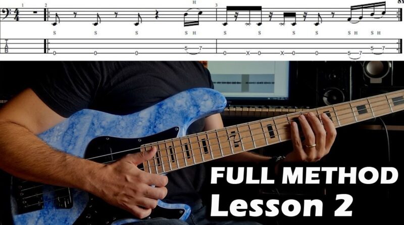 FULL SLAP BASS METHOD - 10 LESSONS (Lesson 2)