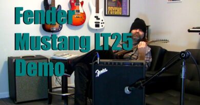 Fender Mustang LT25 Demo including all 30 presets