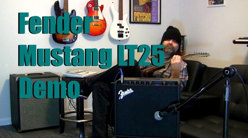 Fender Mustang LT25 Demo including all 30 presets