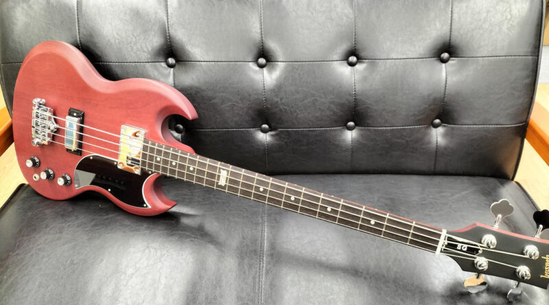 Gibson SG bass SP 120TH Red W/Hard case Electric Bass Guitar Used From Japan