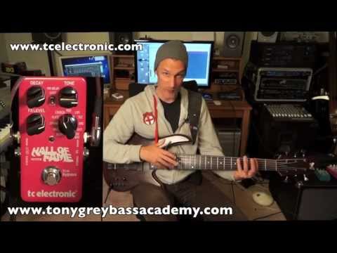 Hall of Fame Reverb demo by bass player Tony Grey