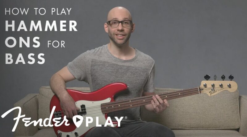 How To Play Hammer Ons for Bass | Fender Play | Fender