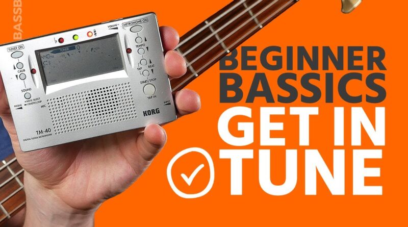 How To Tune Your Bass (Beginner Bass Basics)