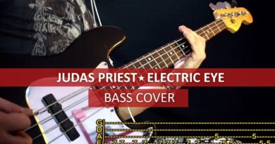 Judas Priest - Electric eye / bass cover / playalong with TAB