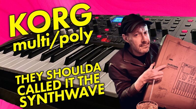 Korg multi/poly Analog Modeling Synth: First Look!