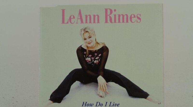 LEANN RIMES HOW DO I LIVE (D45) 4 Track CD Single Picture Sleeve CURB RECORDS EN