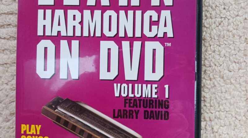 LEARN HARMONICA ON DVD Volume 1 Key of "c" 10 hole harmonica Larry Little VG