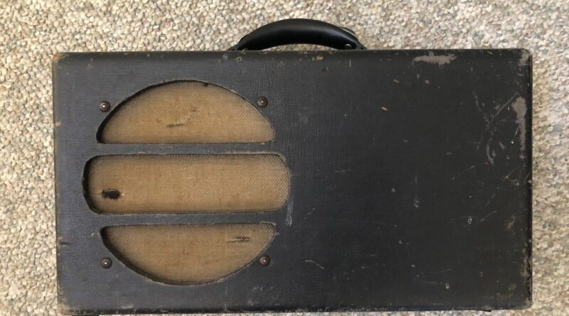 Late 1930’s National Dobro Amplifier Model C Guitar Amp Vintage Tested Tube 1938