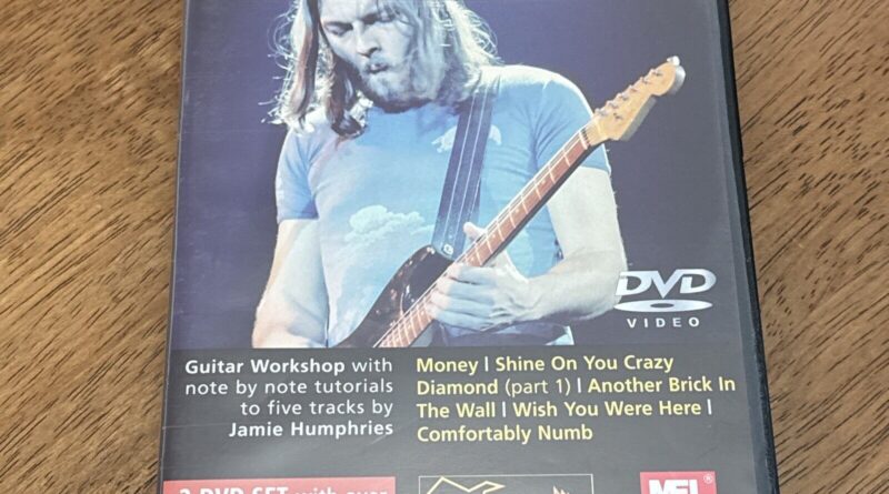 Lick Library LEARN TO PLAY Dave Gilmour's PINK FLOYD Guitar VIDEO Lessons DVD