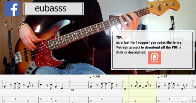 Linda Ronstadt - Blue Bayou BASS COVER + PLAY ALONG TAB + SCORE