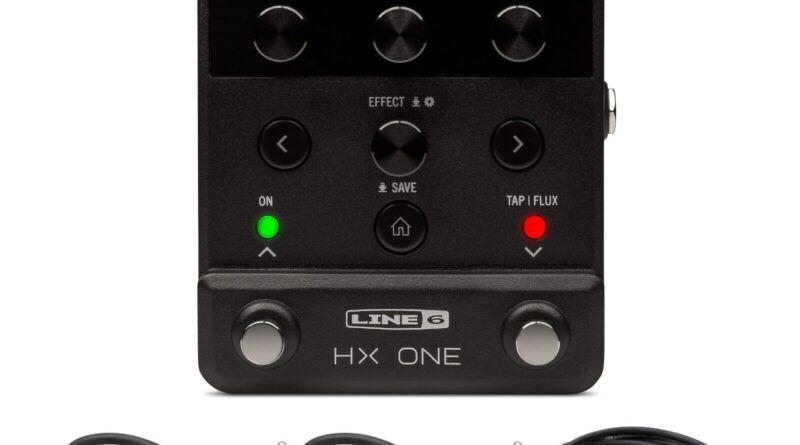 New Line 6 HX One Stereo Guitar & Bass Multi-Effects Processor Pedal