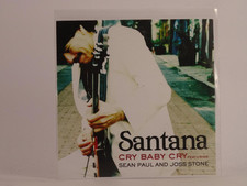 SANTANA FT SEAN PAUL AND JOSS STONE CRY BABY CRY (E79) 1 Track Promo CD Single P