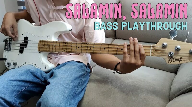 Salamin, Salamin - BINI (Bass Playthrough with Tabs)