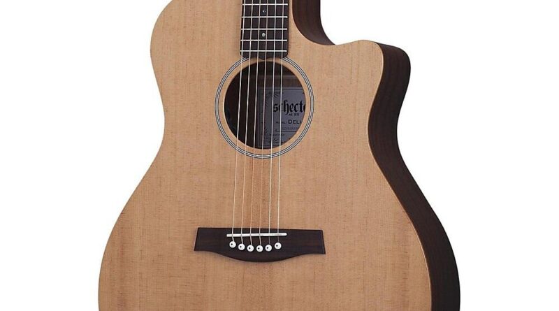 Schecter Guitar Research Deluxe Acoustic Guitar Satin Natural