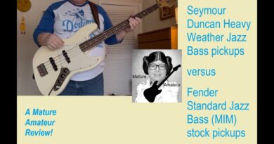 Seymour Duncan Heavy Weather pickups vs. Fender Standard Jazz Bass stock pickups