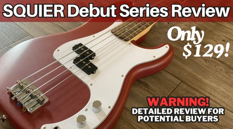 Squier Debut Series - Precision Bass Everything Review