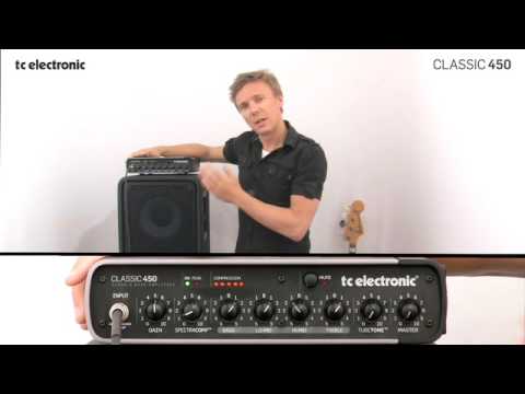 TC Electronic Classic450 bass amp front panel