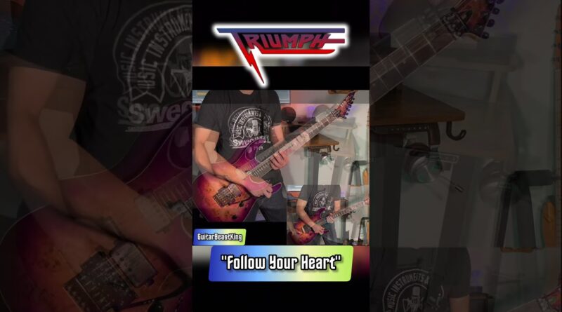 TRIUMPH - Follow Your Heart Guitar Solo Cover ????