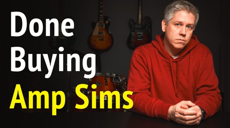 The ONLY 7 Guitar Amp Sims I Need to Record All My Rock Songs!