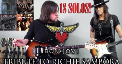 Tribute To Richie Sambora  - 18 Of His Best Solos (Bon Jovi) - by Ignacio Torres