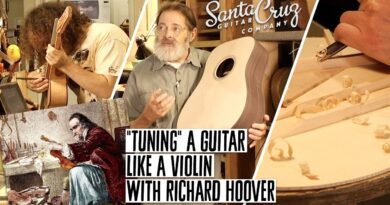 "Tuning" & Building Acoustic Guitars Like a Stradivari Violin with Santa Cruz Luthier Richard Hoover