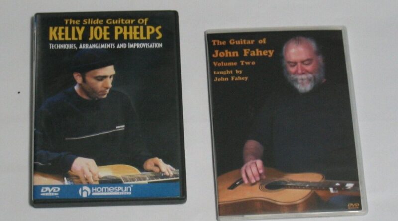 Two Lap Steel Guitar Instructional DVDs, Phelps & Fahey