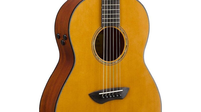 Yamaha CSF-TA TransAcoustic Parlor Acoustic-Electric Guitar Vintage Natural