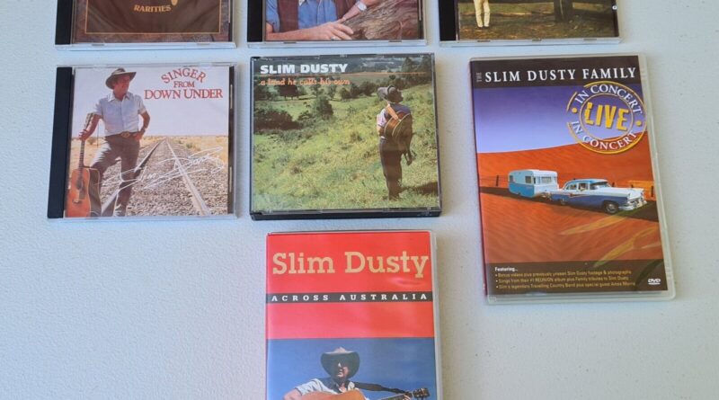 5 Slim Dusty CDs & 2 DVD/VHS A Land He Calls His Own Live in Concert Rarities